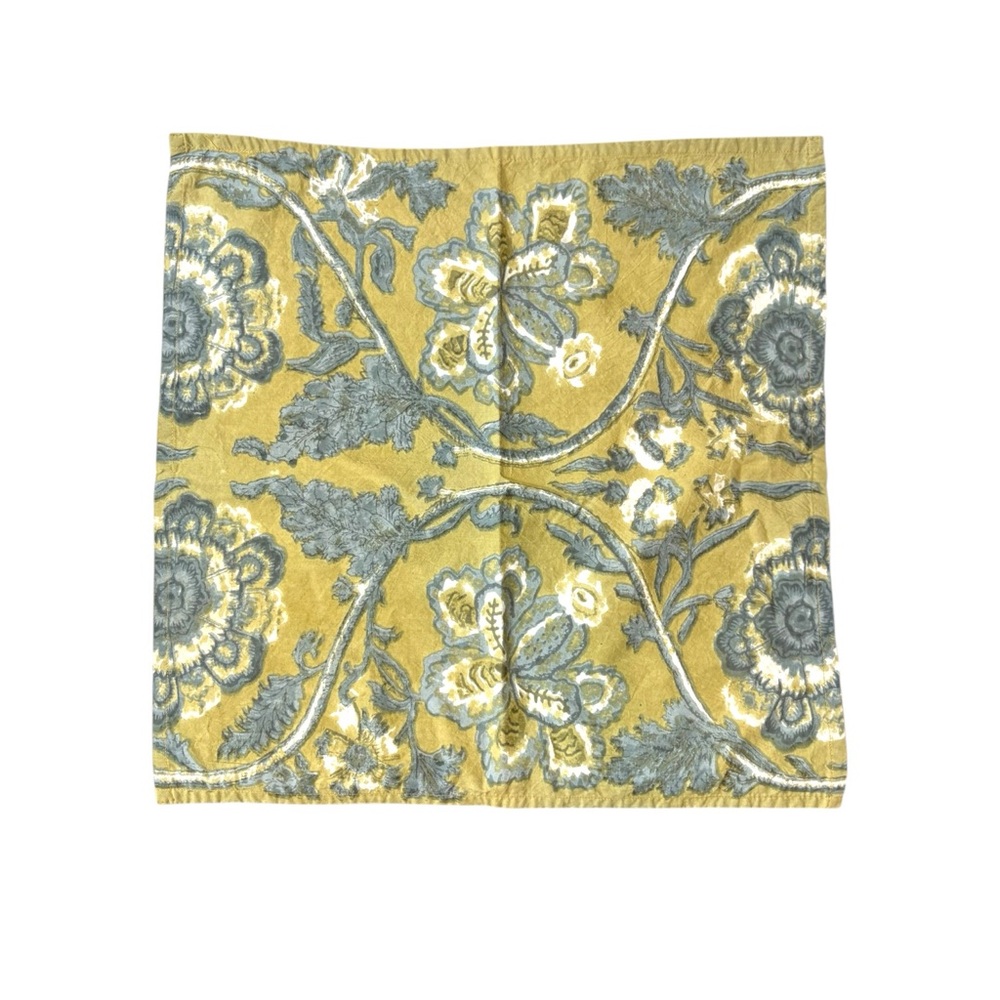PIER 1 IMPORTS SET‎ OF 5 FRENCH COUNTRY WHISPER FLORAL COTTON NAPKINS 20” X 20"